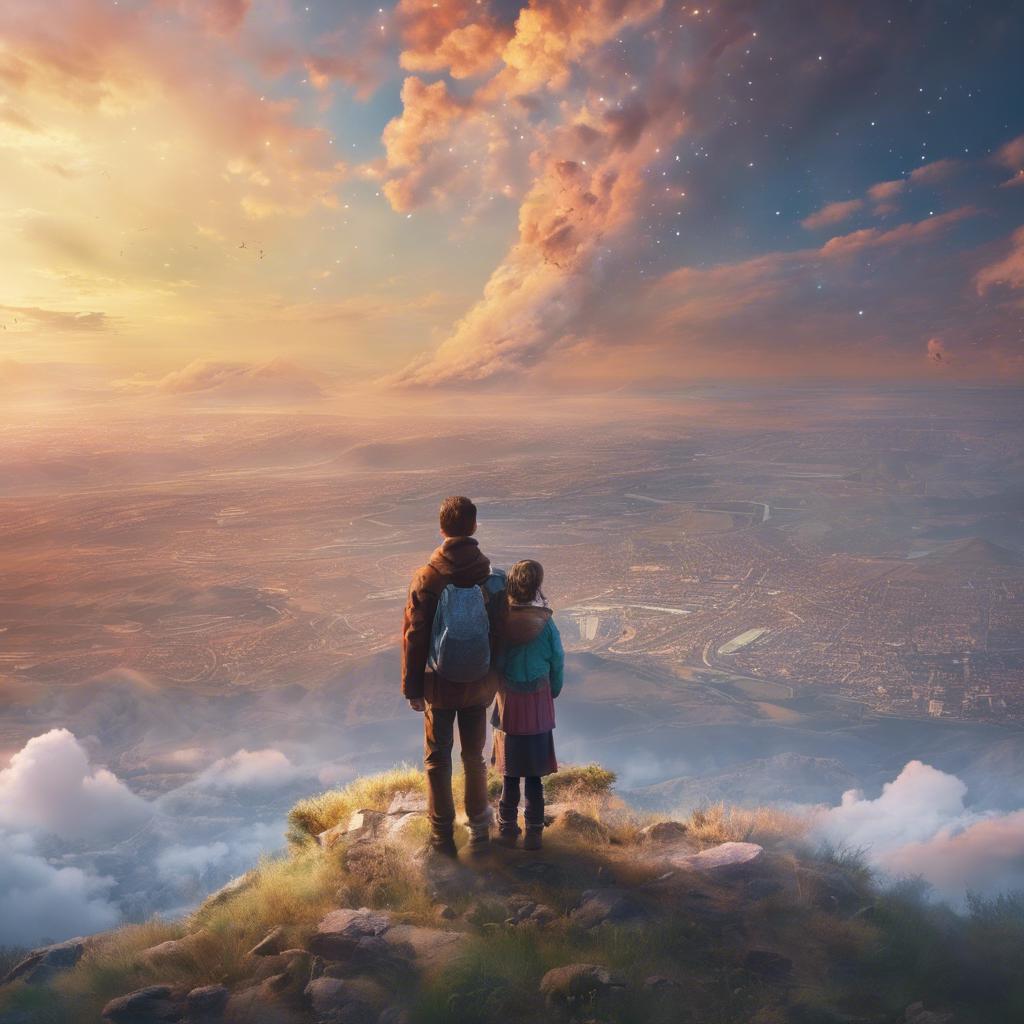 Looking towards the future with hope and excitement