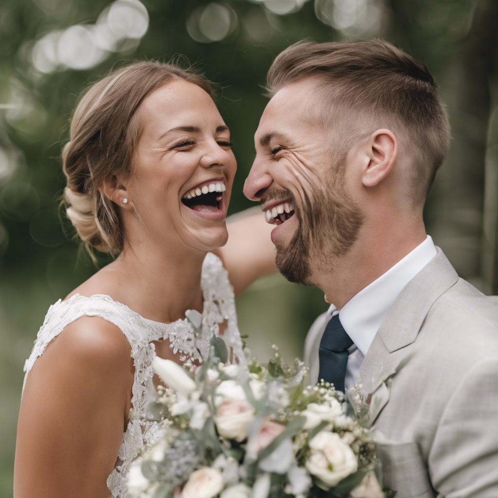 Making the Happy Couple Laugh