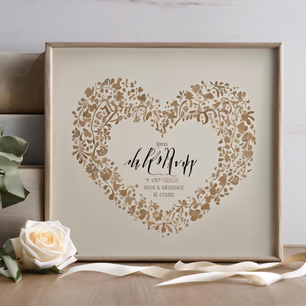 Personalized and Meaningful Wedding Gifts for the Happy Couple