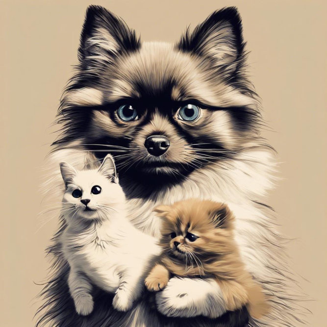 Pomeranian and Cat Interaction: A Scientific Study Pomeranian and Cat Interaction: A Scientific Study