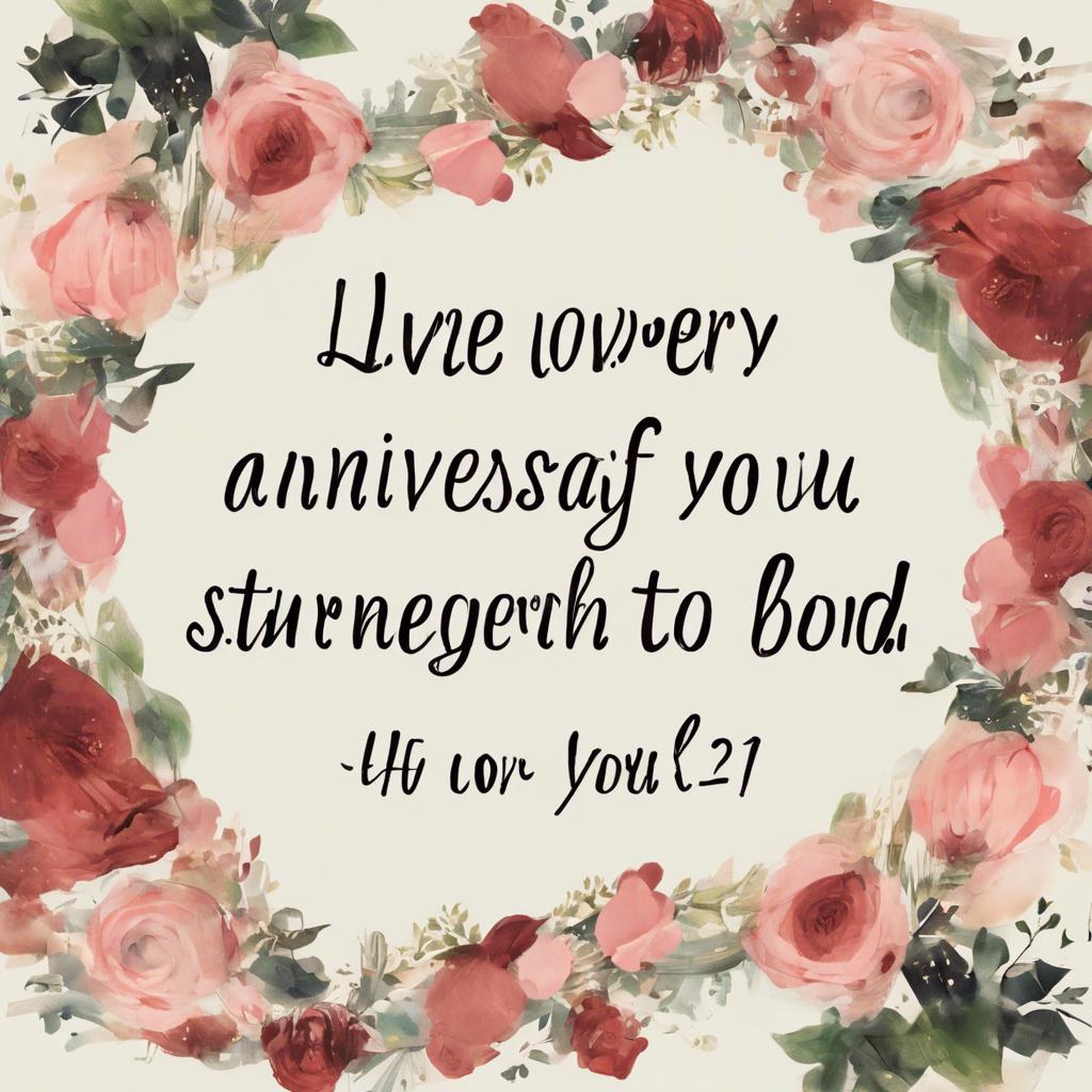 The​ power of love: using anniversary quotes to strengthen your bond