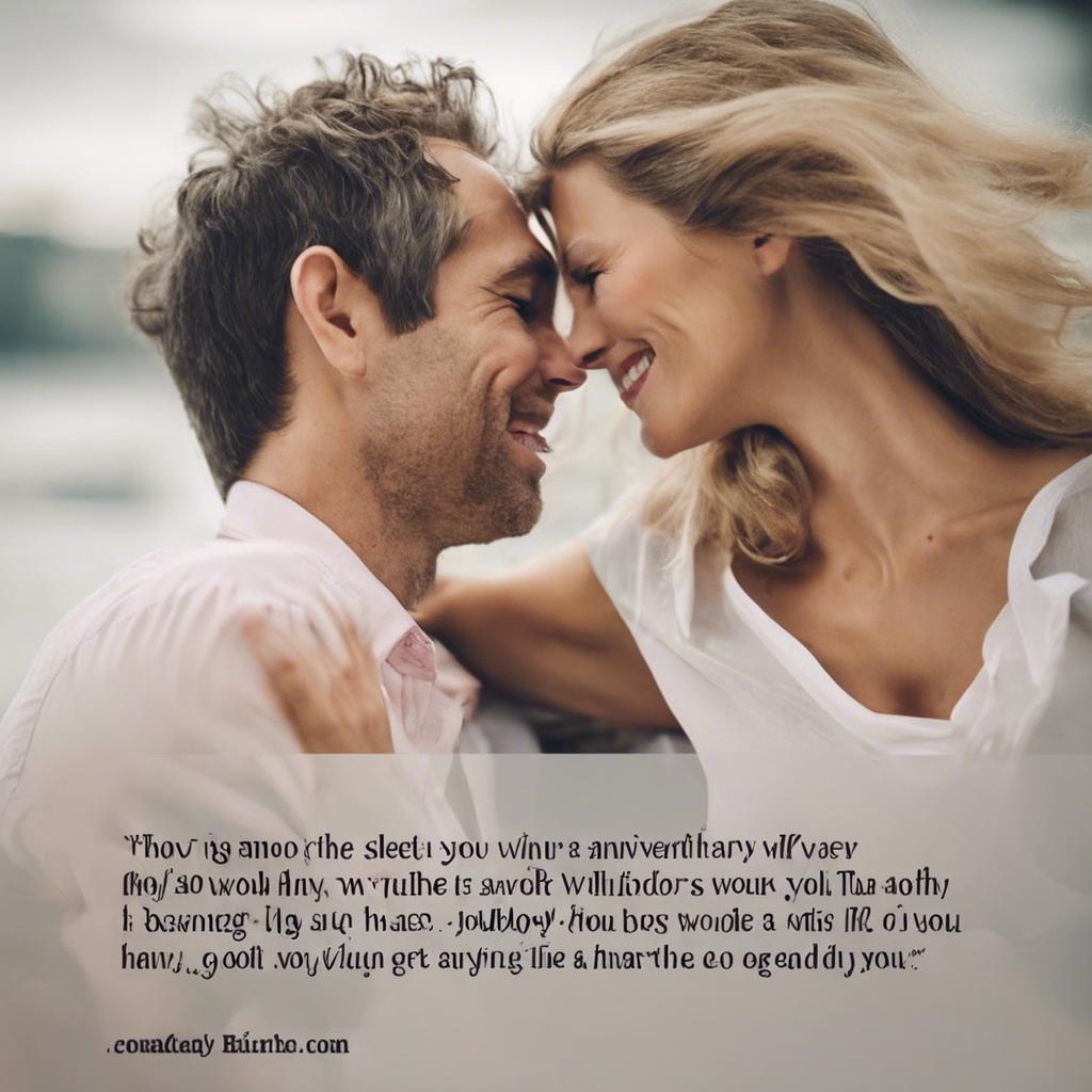 How to ⁢select the most touching anniversary quotes​ for your husband
