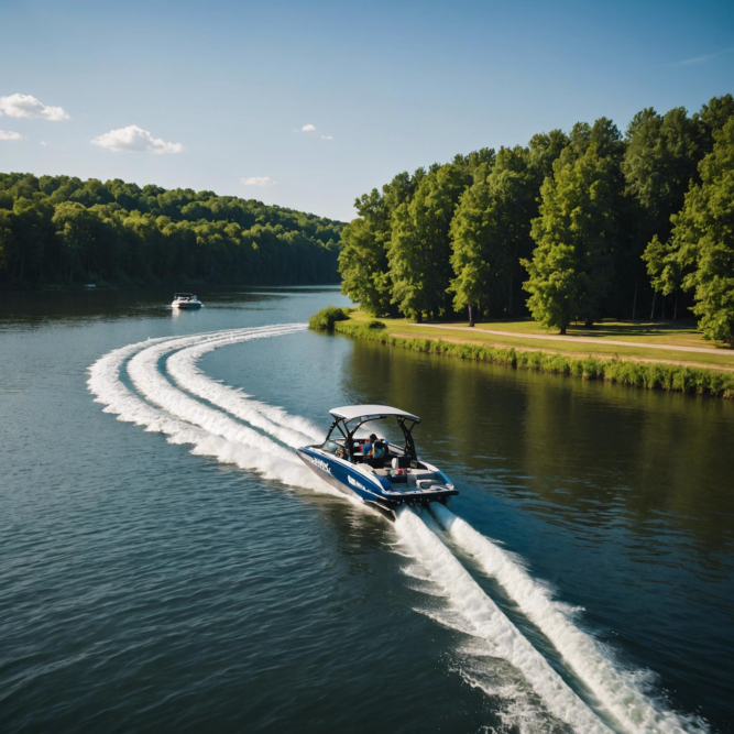 Get Woke Pontoon Boats and Wakeboarding Animascorp
